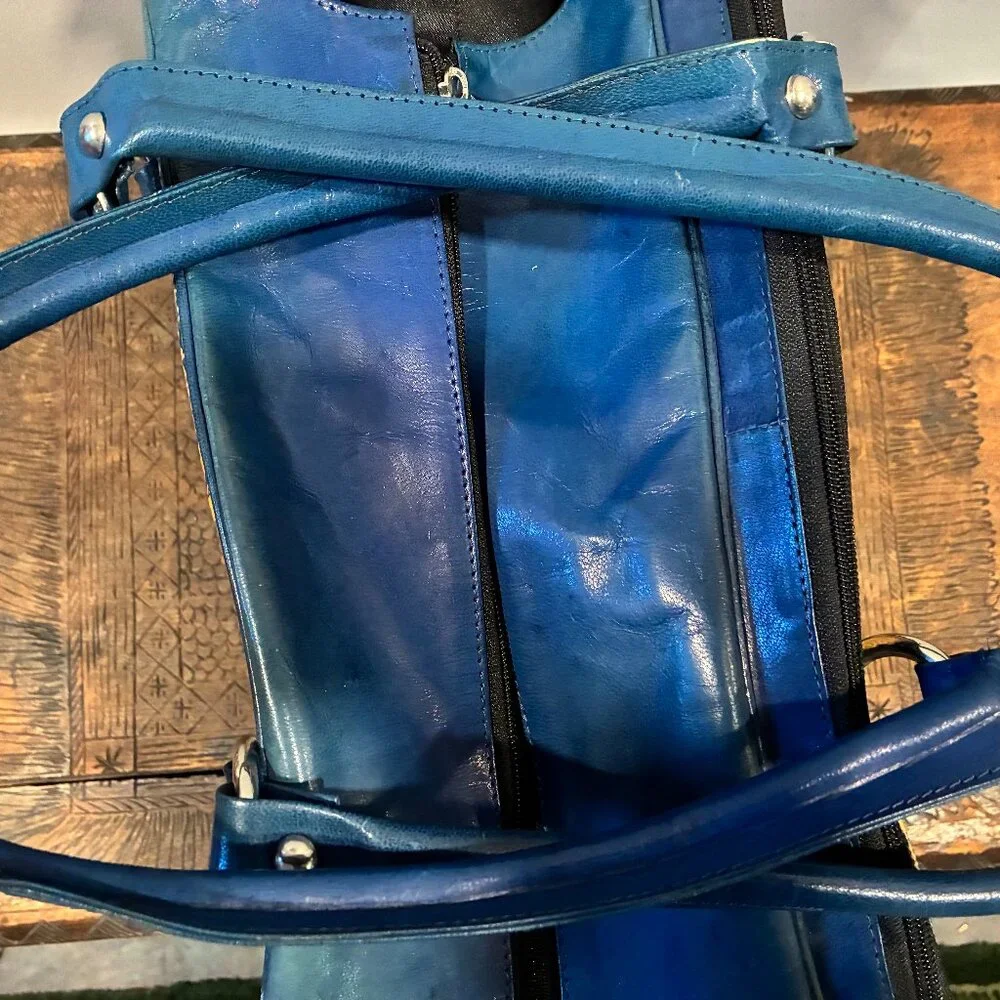 Hand-crafted leather pet carrier by Dharma Dog/Dharma Cat